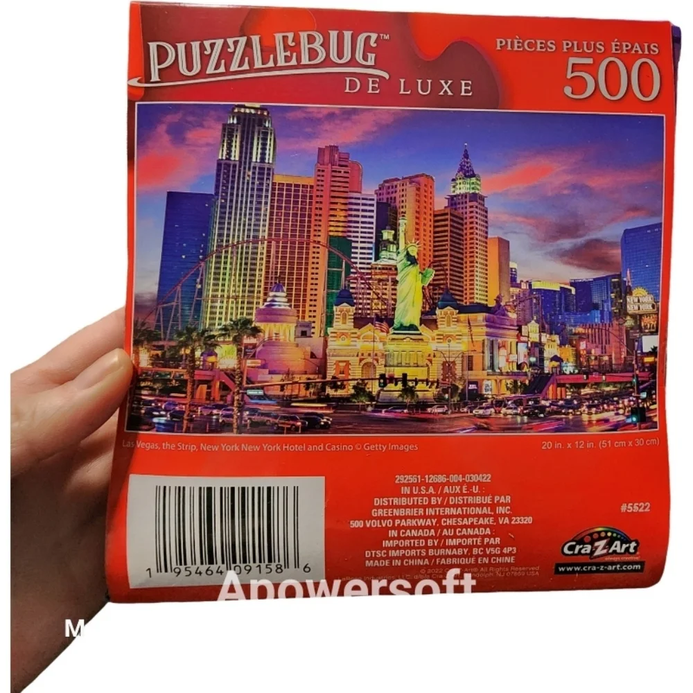 Set of Six 500-Piece Jigsaw Puzzles - Colorful Disney & Themed Designs
